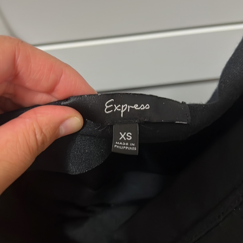 STRAPLESS BLACK MIDI DRESS - Picture 3 of 3